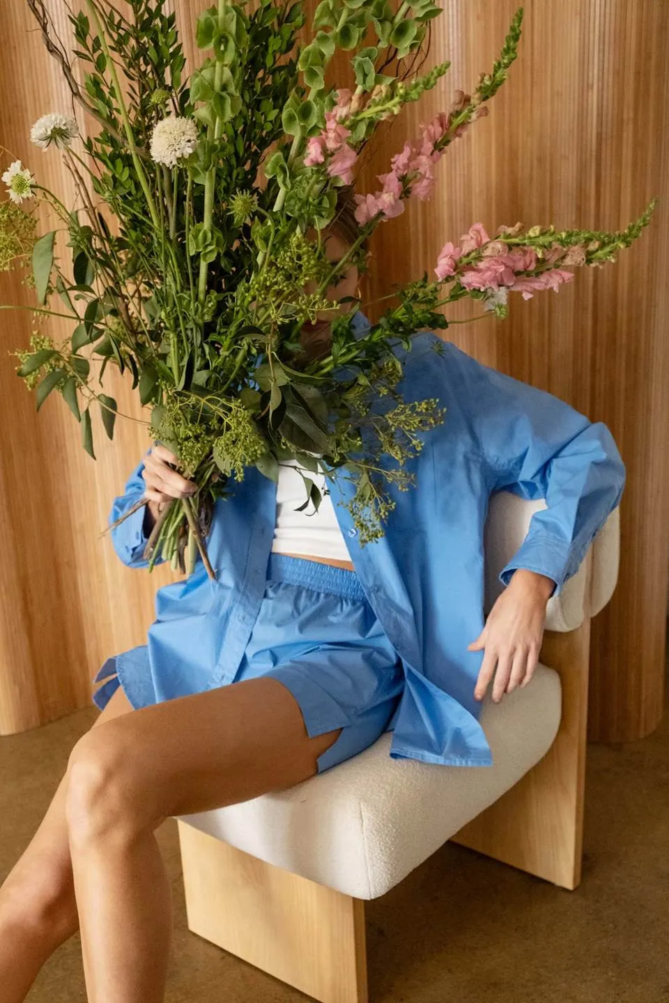 RELAXED BUTTON DOWN LONG SLEEVE SHIRT sold by Blu Pepper product image thumbnail 5