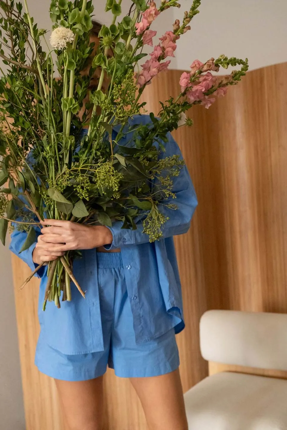 RELAXED BUTTON DOWN LONG SLEEVE SHIRT sold by Blu Pepper product image thumbnail 4