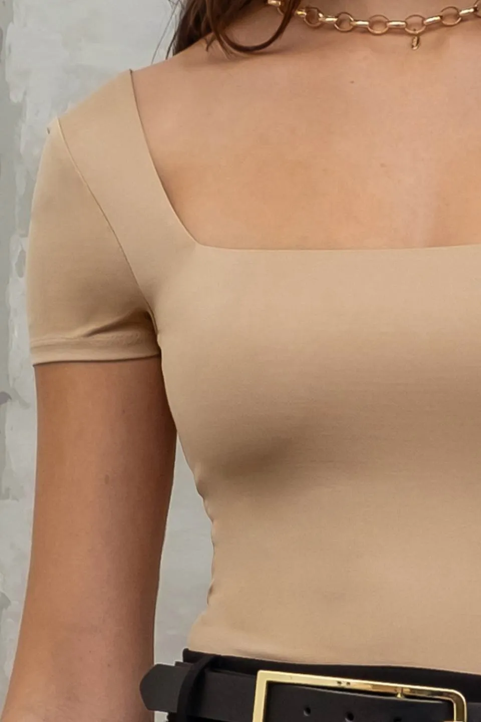 SQUARE NECK BODYSUIT sold by Blu Pepper product image thumbnail 4