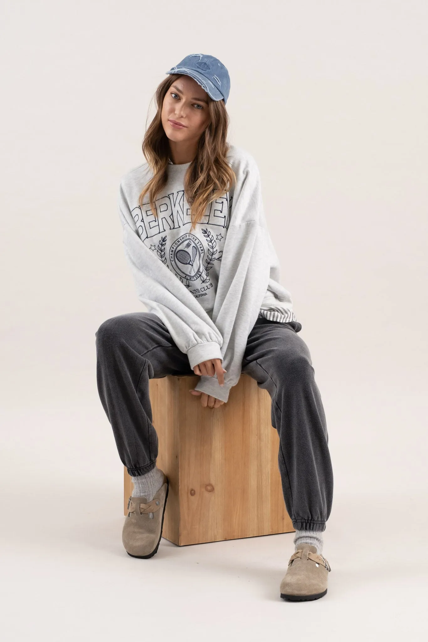 TENNIS CLUB EMBROIDERED LONG SLEEVE KNIT sold by Blu Pepper product image thumbnail 5