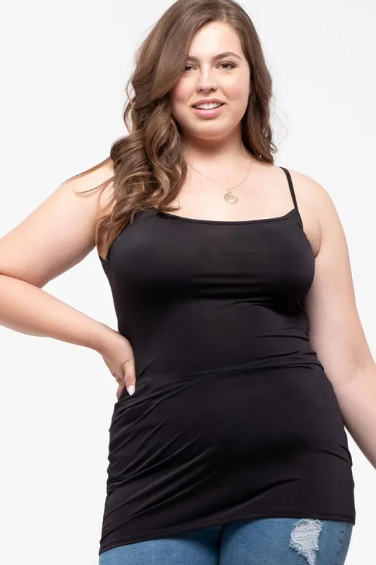 PLUS LONG LINE KNIT CAMI sold by Blu Pepper