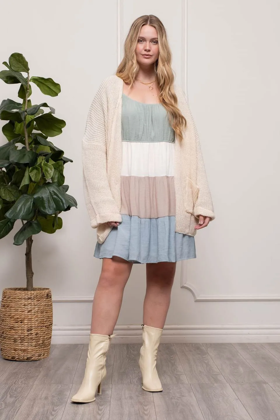 PLUS CARDIGAN sold by Blu Pepper product image thumbnail 4