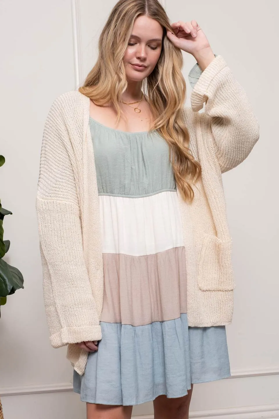 PLUS CARDIGAN sold by Blu Pepper