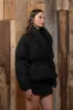 WAIST TIE PUFFER JACKET sold by Blu Pepper
