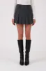 PIN STRIPED PLEATED MINI SKIRT sold by Blu Pepper