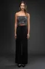 HIGH WAIST SATIN WIDE LEG DRESS PANTS sold by Blu Pepper