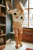 POLKA DOT CREWNECK KNIT SWEATER sold by Blu Pepper