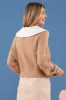 DOLL COLLARED CABLEKNIT PULLOVER sold by Blu Pepper