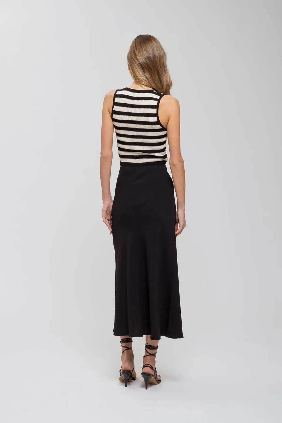 HIGH WAIST SLIP MIDI SKIRT sold by Blu Pepper product image thumbnail 2