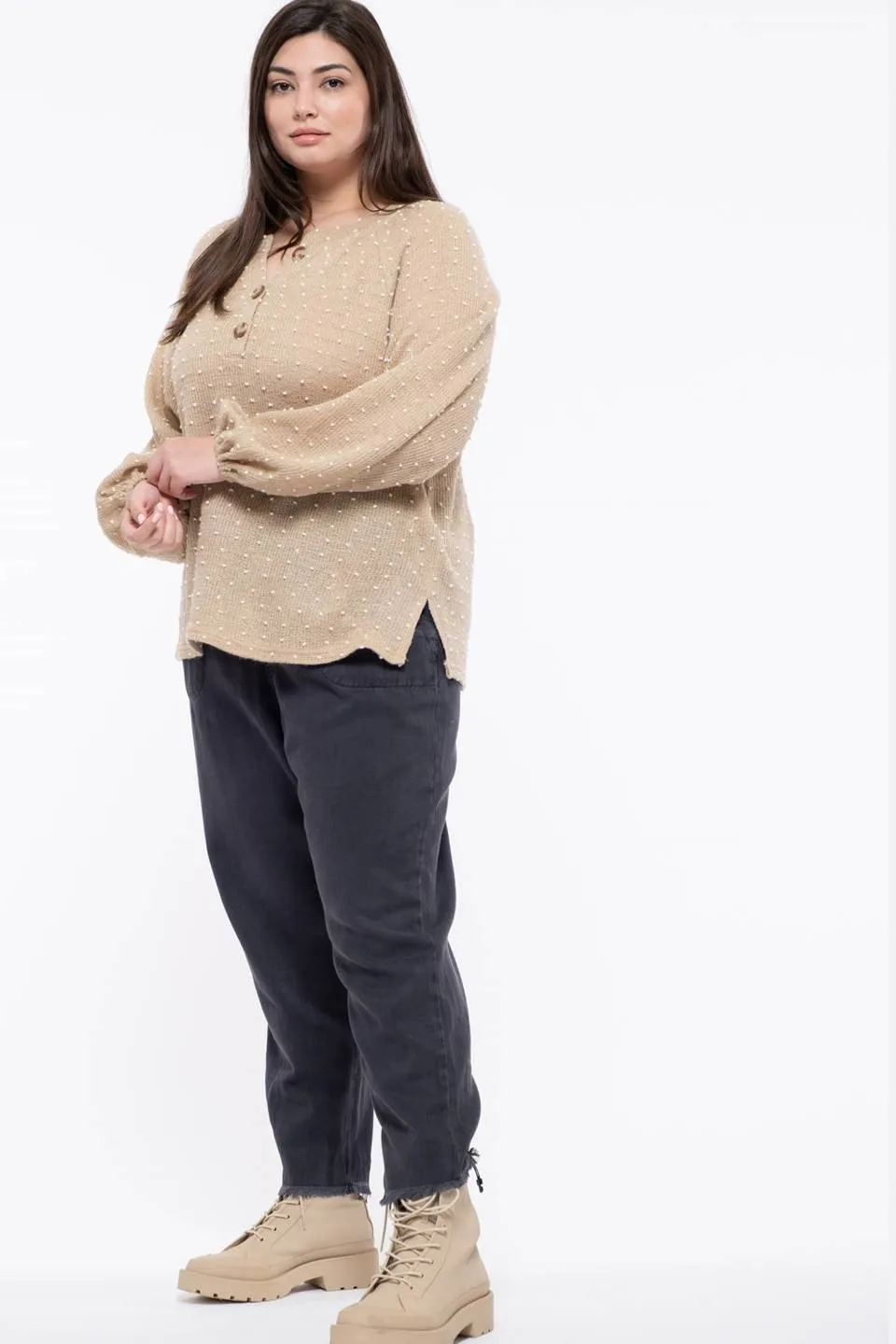 PLUS CLIP DOT LONG SLEEVE sold by Blu Pepper product image thumbnail 3