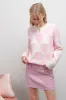 HEART PATTERN PEARL DETAIL KNIT SWEATER sold by Blu Pepper