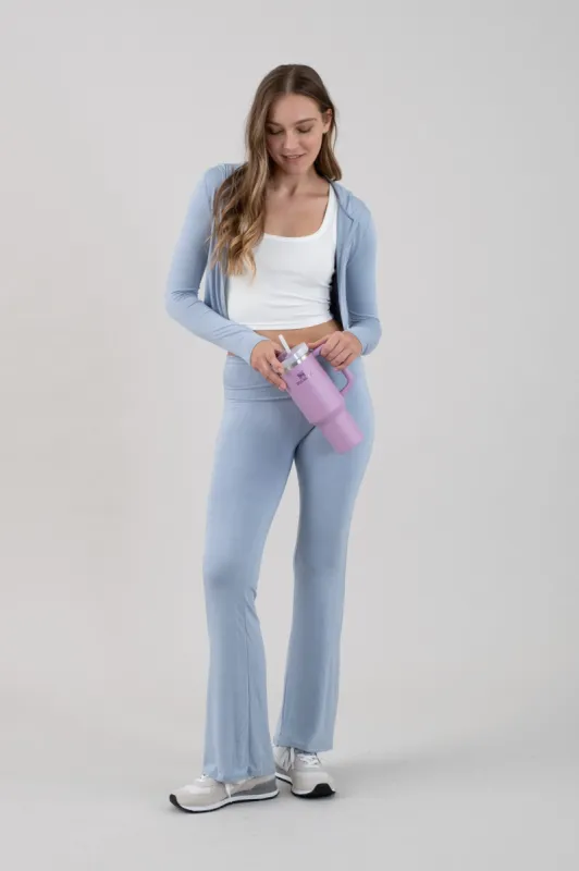 SCOOP NECK SLEEVELESS CROPPED KNIT TANK TOP sold by Blu Pepper