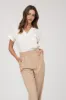 SPLIT NECK BACK BUTTON SHORT FOLD SLEEVE BLOUSE sold by Blu Pepper