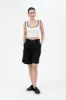 CONTRAST TRIM SLEEVELESS KNIT CROP TOP sold by Blu Pepper
