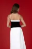 MIXED MEDIA FRONT TIE SLEEVELESS KNIT CROP TOP sold by Blu Pepper