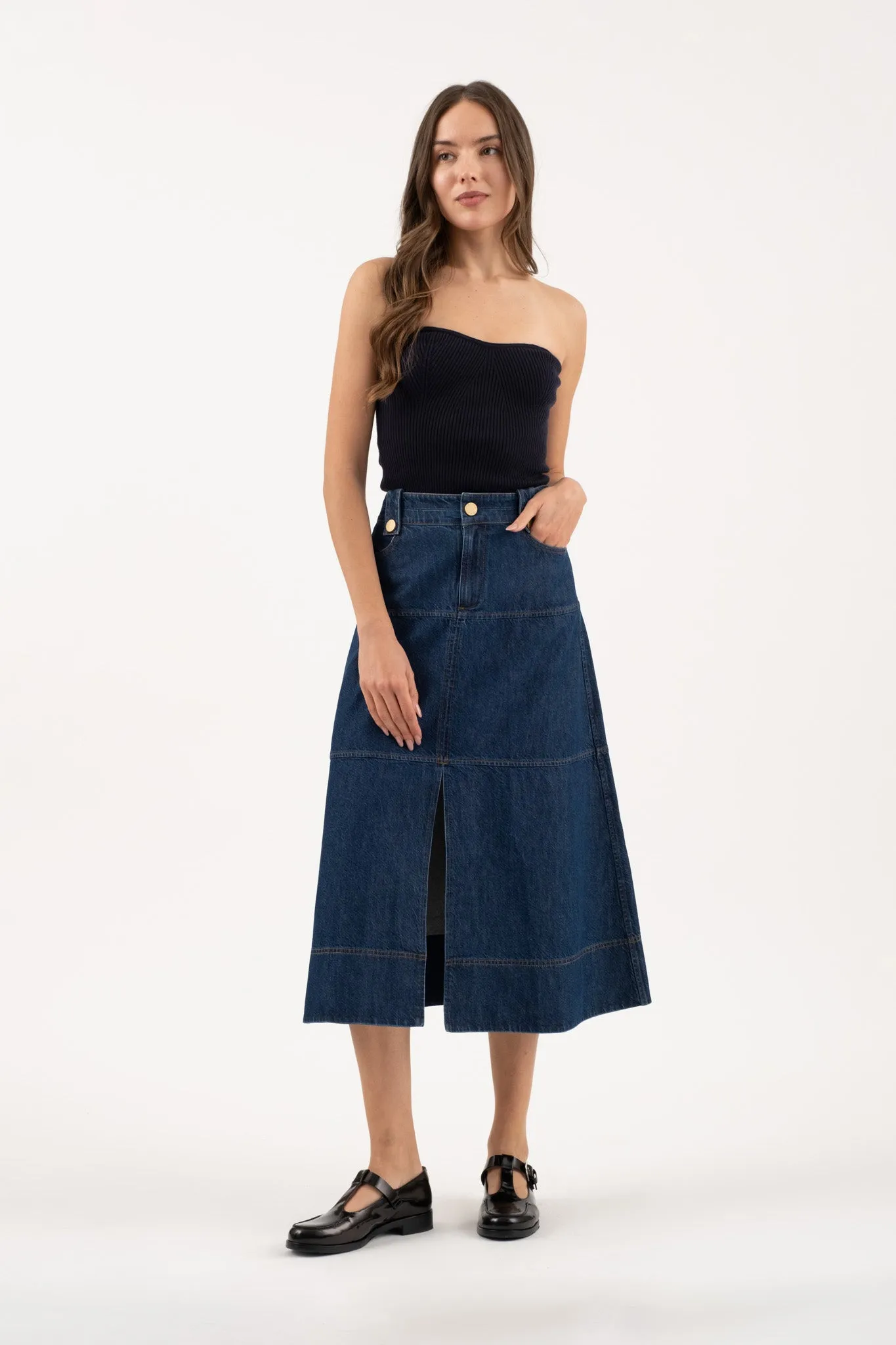 SWEETHEART STRAPLESS SWEATER KNIT TUBE TOP sold by Blu Pepper product image thumbnail 5