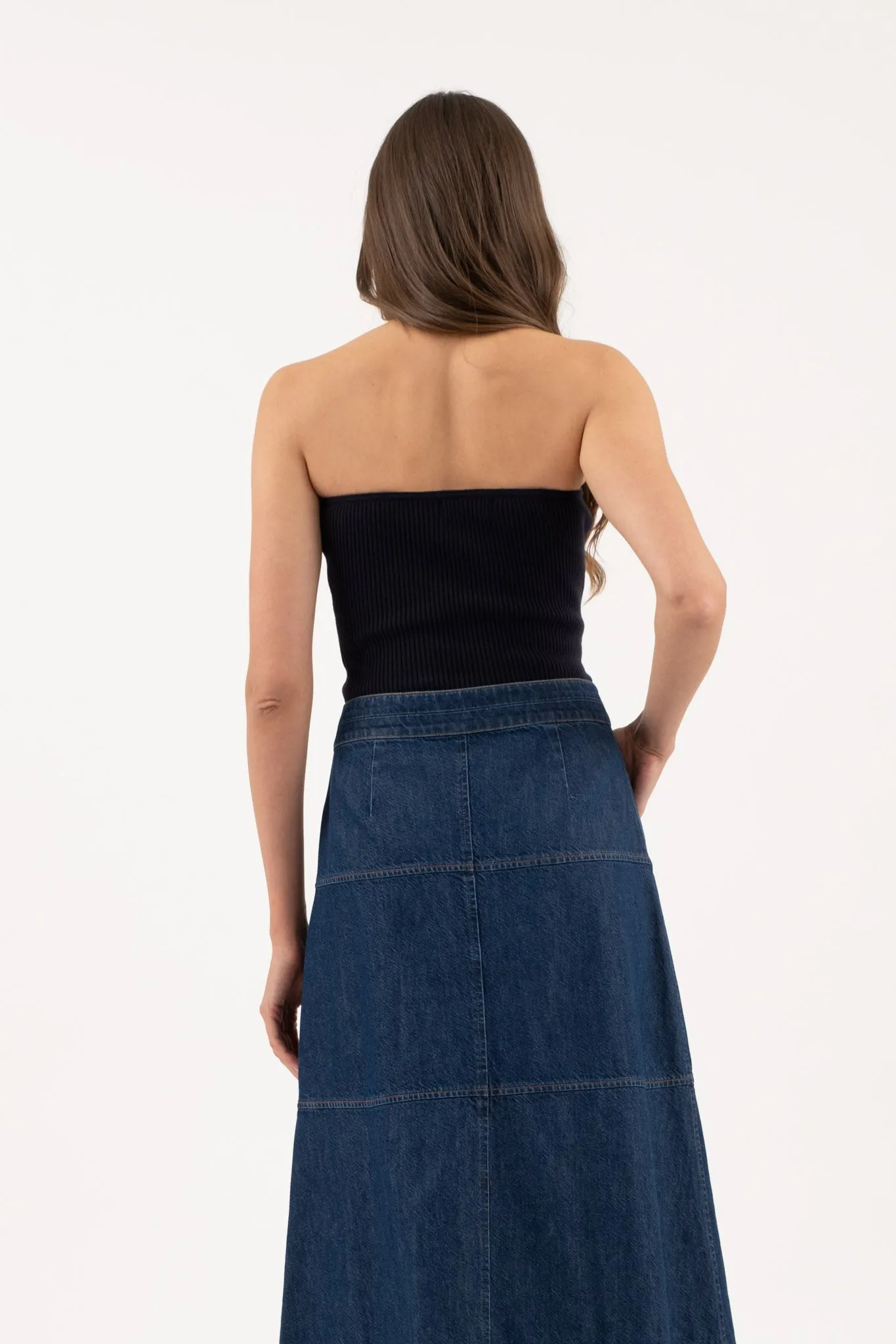 SWEETHEART STRAPLESS SWEATER KNIT TUBE TOP sold by Blu Pepper product image thumbnail 2