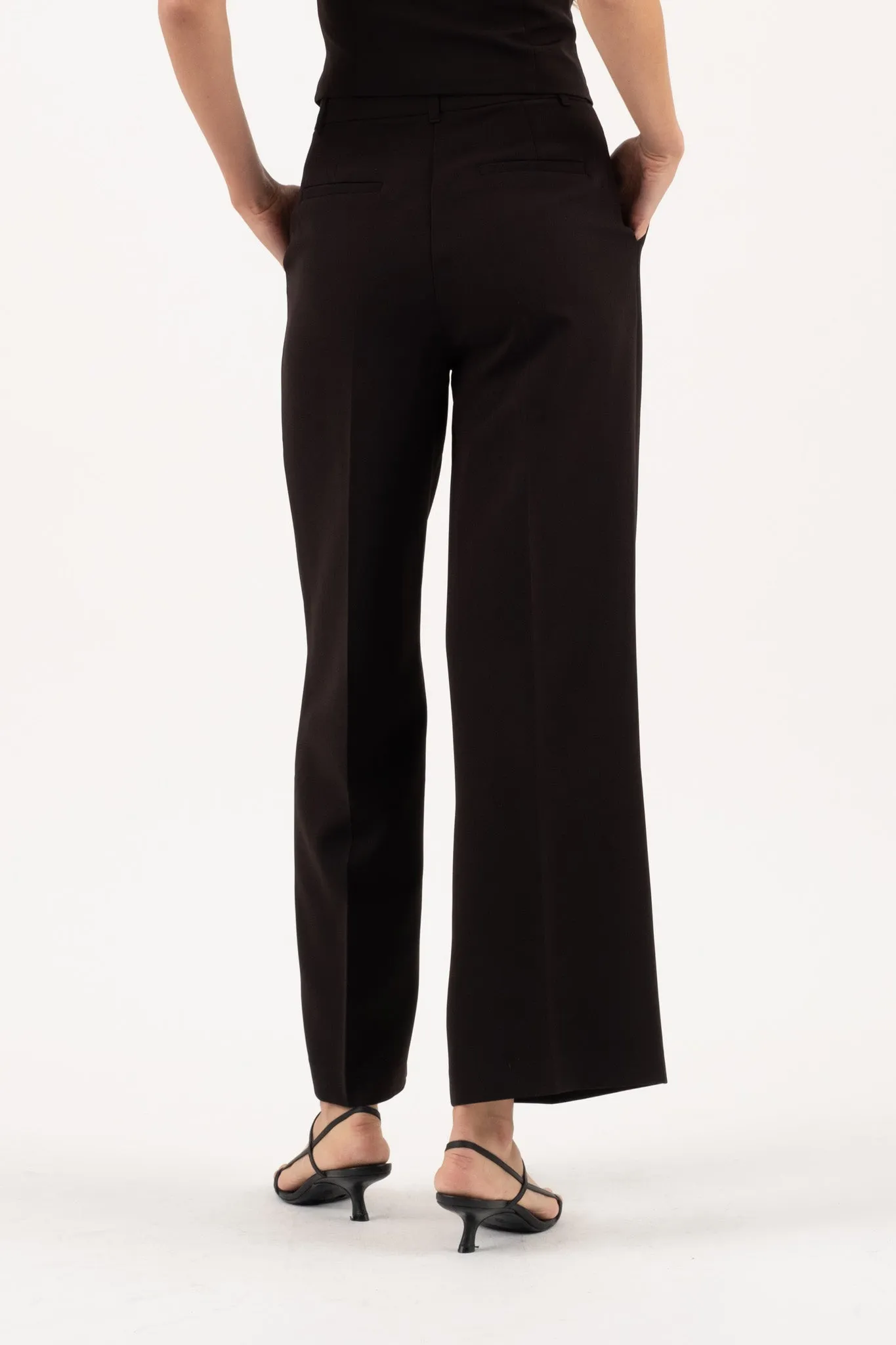 HIGH WAIST FRONT PLEAT WIDE LEG DRESS PANTS sold by Blu Pepper product image thumbnail 2