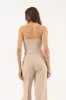 HALTER V NECK BUTTON DOWN OPEN BACK VEST sold by Blu Pepper