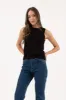 CREW NECK SLEEVELESS KNIT PULLOVER SWEATER sold by Blu Pepper