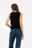 CREW NECK SLEEVELESS KNIT PULLOVER SWEATER sold by Blu Pepper