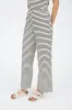 STRIPE WIDE LEG KNIT LOUNGE PANTS sold by Blu Pepper