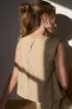 STRIPE SLEEVELESS BLOUSE WIDE LEG PANT SET sold by Blu Pepper