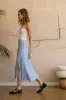 V NECK LACE TRIM SWEATER KNIT CROP TOP sold by Blu Pepper