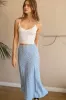 V NECK LACE TRIM SWEATER KNIT CROP TOP sold by Blu Pepper