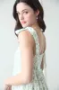 FLORAL TIE STRAP RUFFLE TIERED MIDI DRESS sold by Blu Pepper