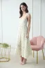 FLORAL WRAP RUFFLE DETAIL SLEEVELESS MAXI DRESS sold by Blu Pepper