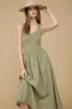 MIX MEDIA TANK MIDI DRESS sold by Blu Pepper