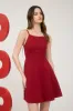 SPAGHETTI STRAP BACK RIBBON DETAIL MINI DRESS sold by Blu Pepper