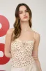 FLORAL LACE TRIM FRONT TIE WITH CUT OUT KNIT CAMI sold by Blu Pepper