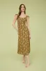 FLORAL SWEETHEART SHORT SLEEVE MIDI DRESS sold by Blu Pepper