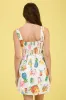 TROPICAL SUMMER PRINT SLEEVELESS LINEN MINI DRESS sold by Blu Pepper