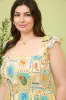 PLUS MULTI COLOR FRUIT PRINT SMOCKED MIDI DRESS sold by Blu Pepper