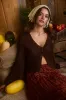 BELL SLEEVE FRONT BUTTON CROCHET KNIT CARDIGAN (PRE-ORDER) sold by Blu Pepper