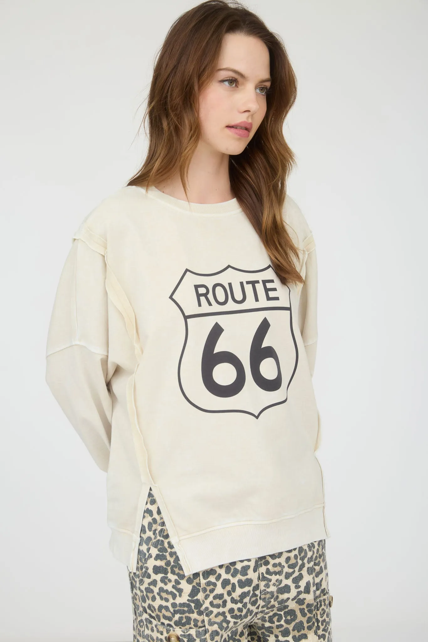 ROUTE 66 LONG SLEEVE KNIT TOP sold by Blu Pepper product image thumbnail 5