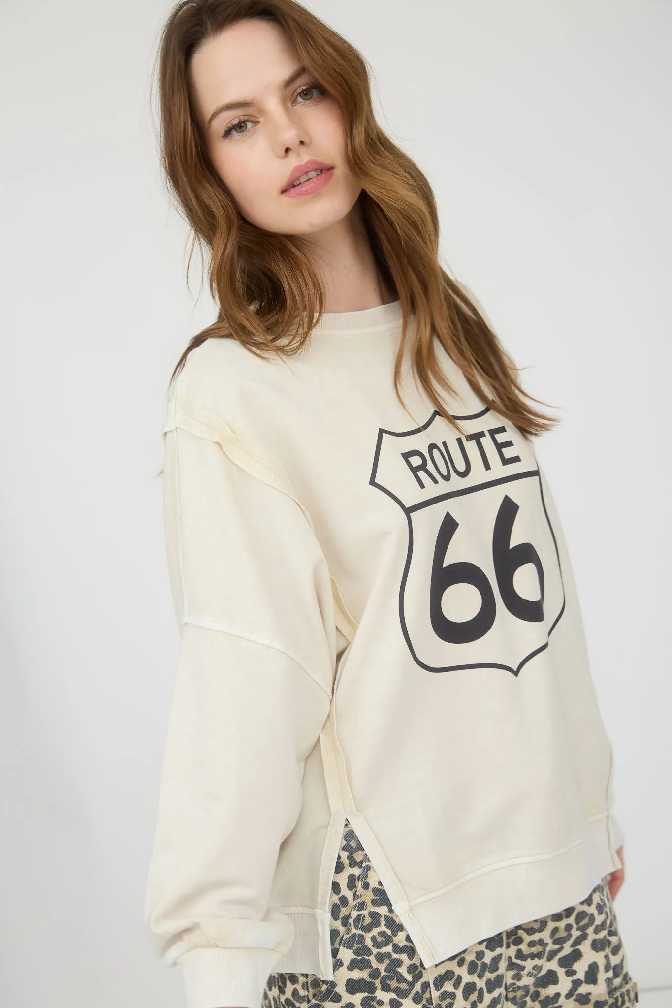ROUTE 66 LONG SLEEVE KNIT TOP sold by Blu Pepper product image thumbnail 2