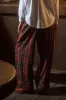 PLAID ELASTIC WAIST LOUNGE PANTS sold by Blu Pepper