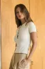 CONTRAST TRIM HALF BUTTON SWEATER KNIT POLO sold by Blu Pepper