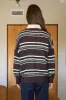MULTICOLOR STRIPE V NECK LONG SLEEVE KNIT SWEATER sold by Blu Pepper