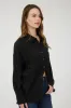 PLUS OVERSIZED BUTTON DOWN LONG SLEEVE SHIRT sold by Blu Pepper