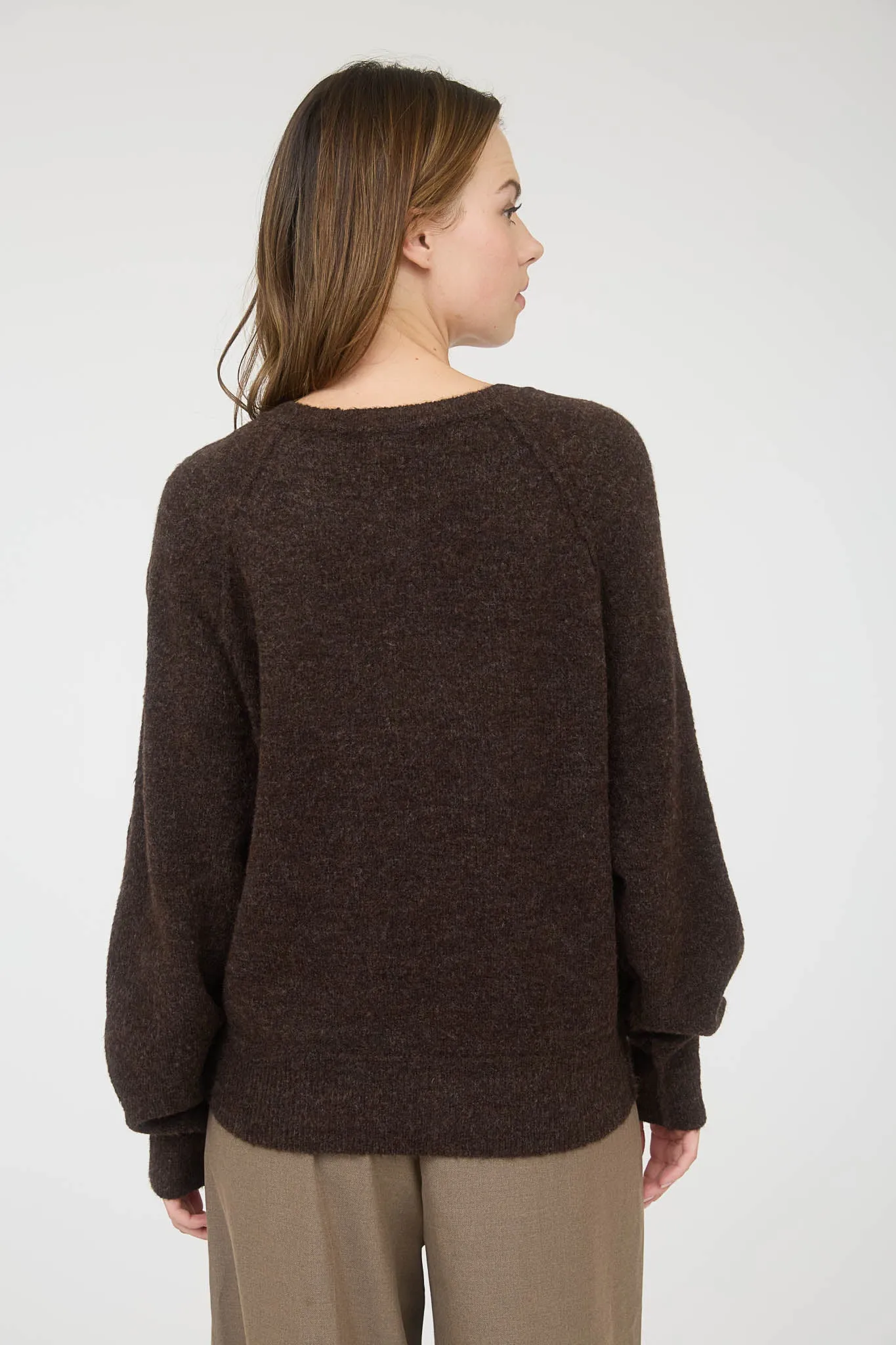 RAGLAN LONG SLEEVE HENLEY KNIT SWEATER sold by Blu Pepper product image thumbnail 2