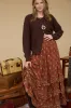 EXPOSED SEAM BUTTON DOWN KNIT CARDIGAN sold by Blu Pepper