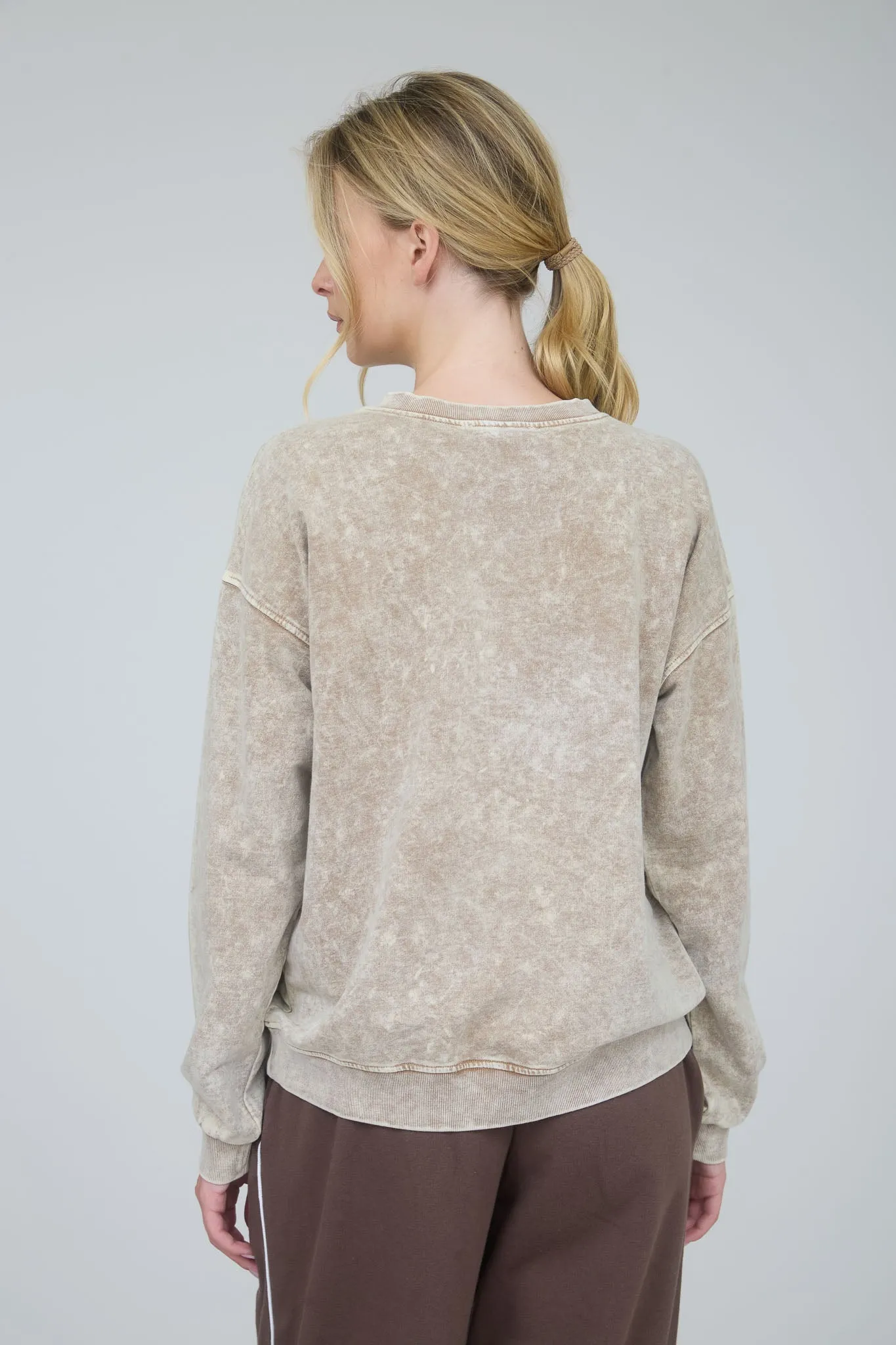 WILD WEST GRAPHIC LONG SLEEVE KNIT TOP sold by Blu Pepper product image thumbnail 2