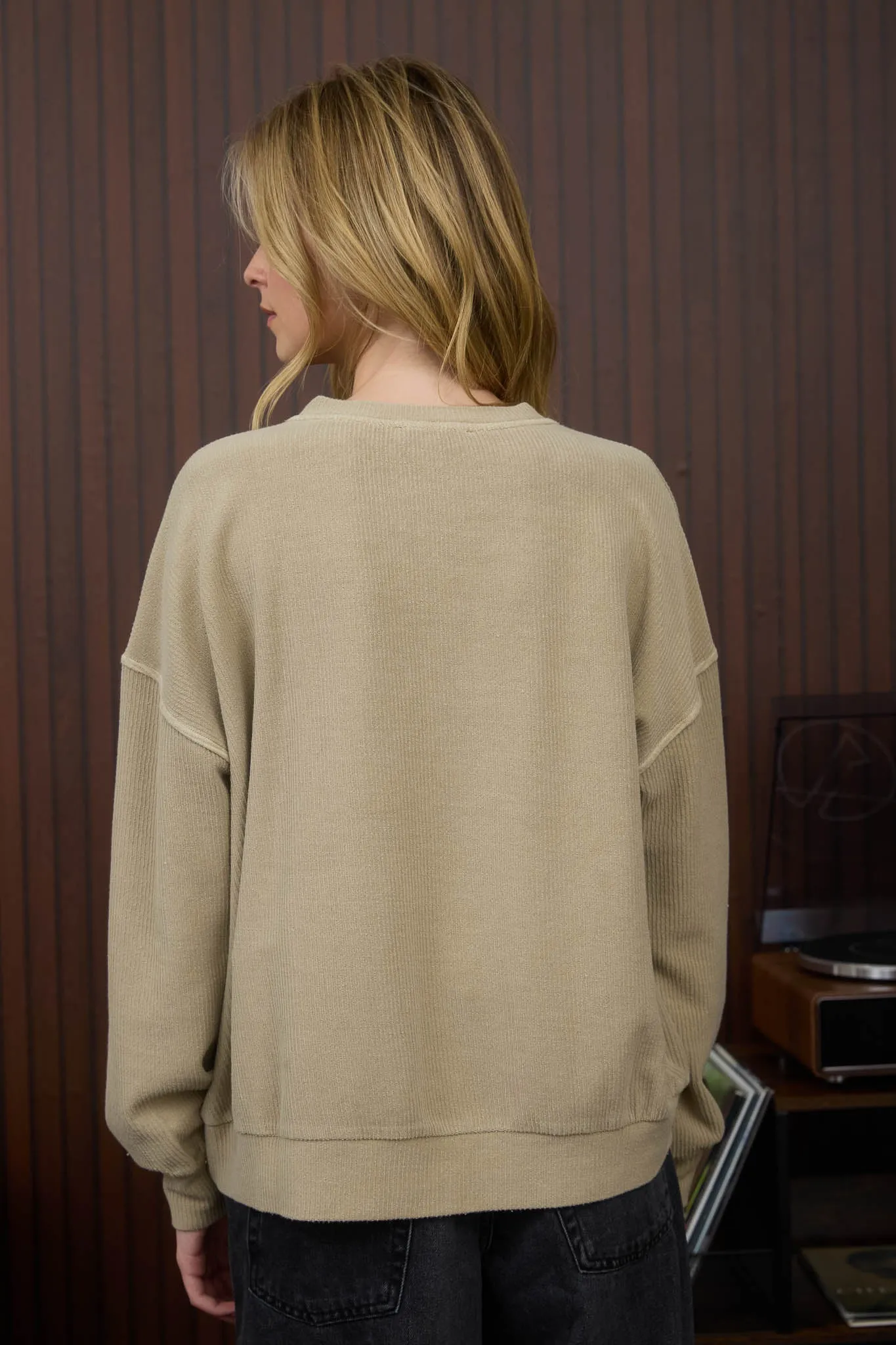 TEXAS LONG SLEEVE KNIT TOP sold by Blu Pepper product image thumbnail 2