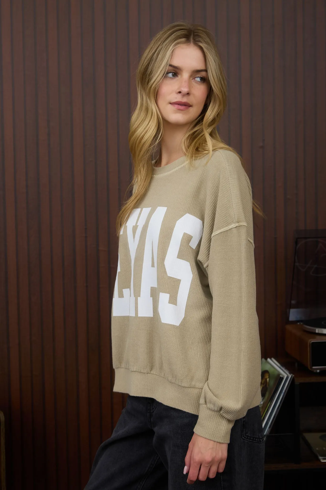 TEXAS LONG SLEEVE KNIT TOP sold by Blu Pepper product image thumbnail 3