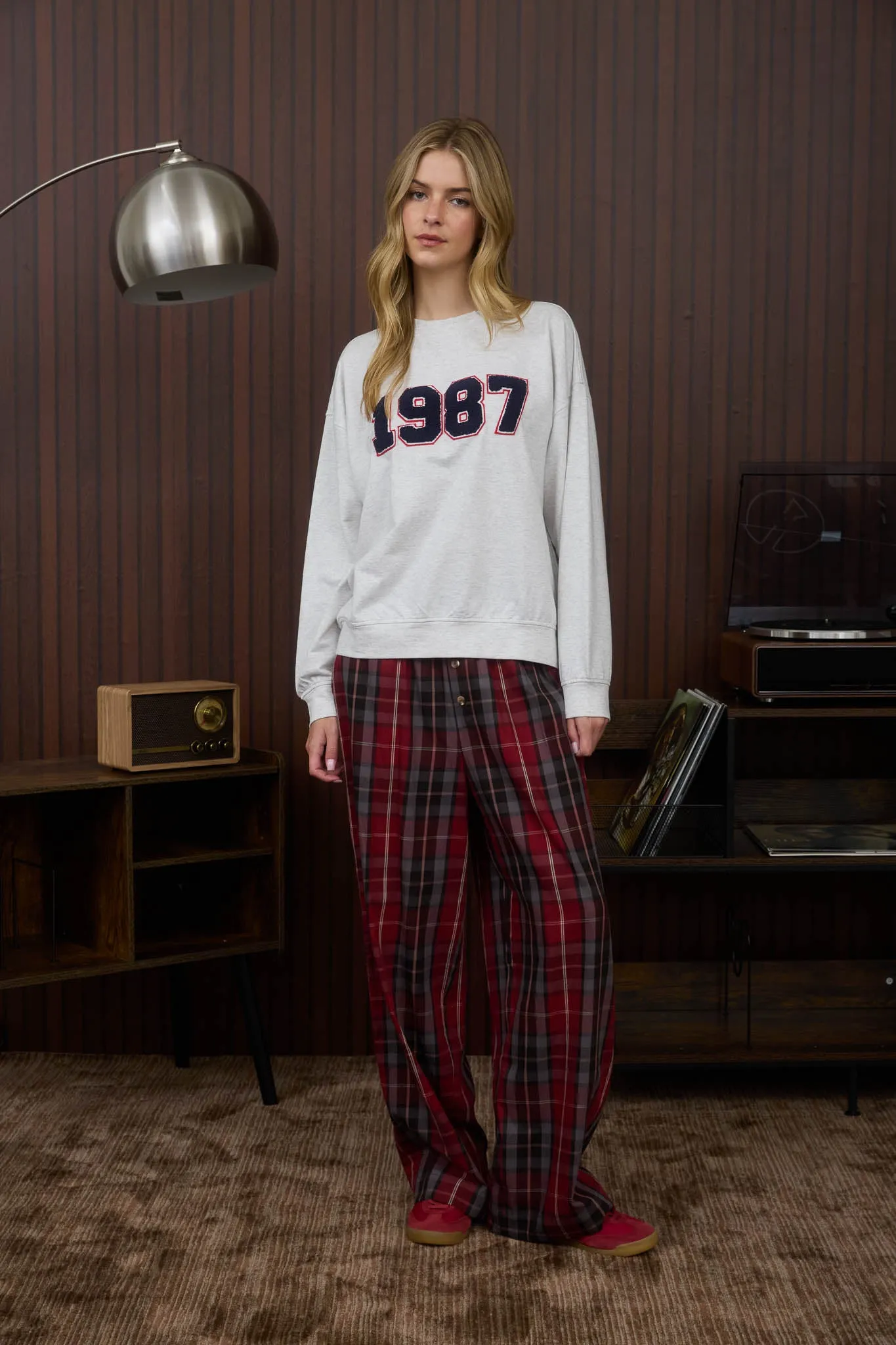 1987 LONG SLEEVE EXTENDED SHOULDER KNIT TOP sold by Blu Pepper product image thumbnail 4